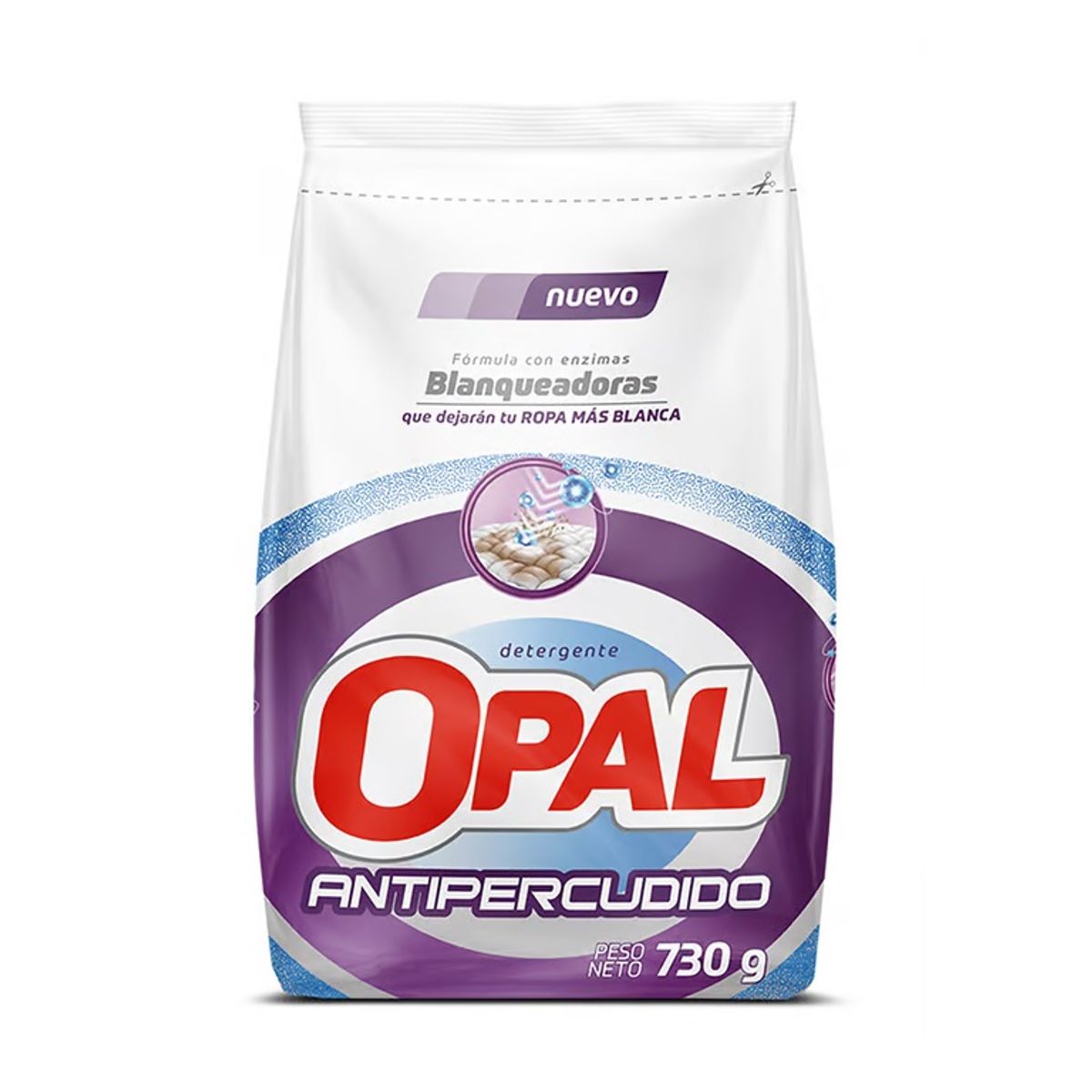 OPAL - Detergente en Polvo Opal Antipercudido Bolsa 730 g
