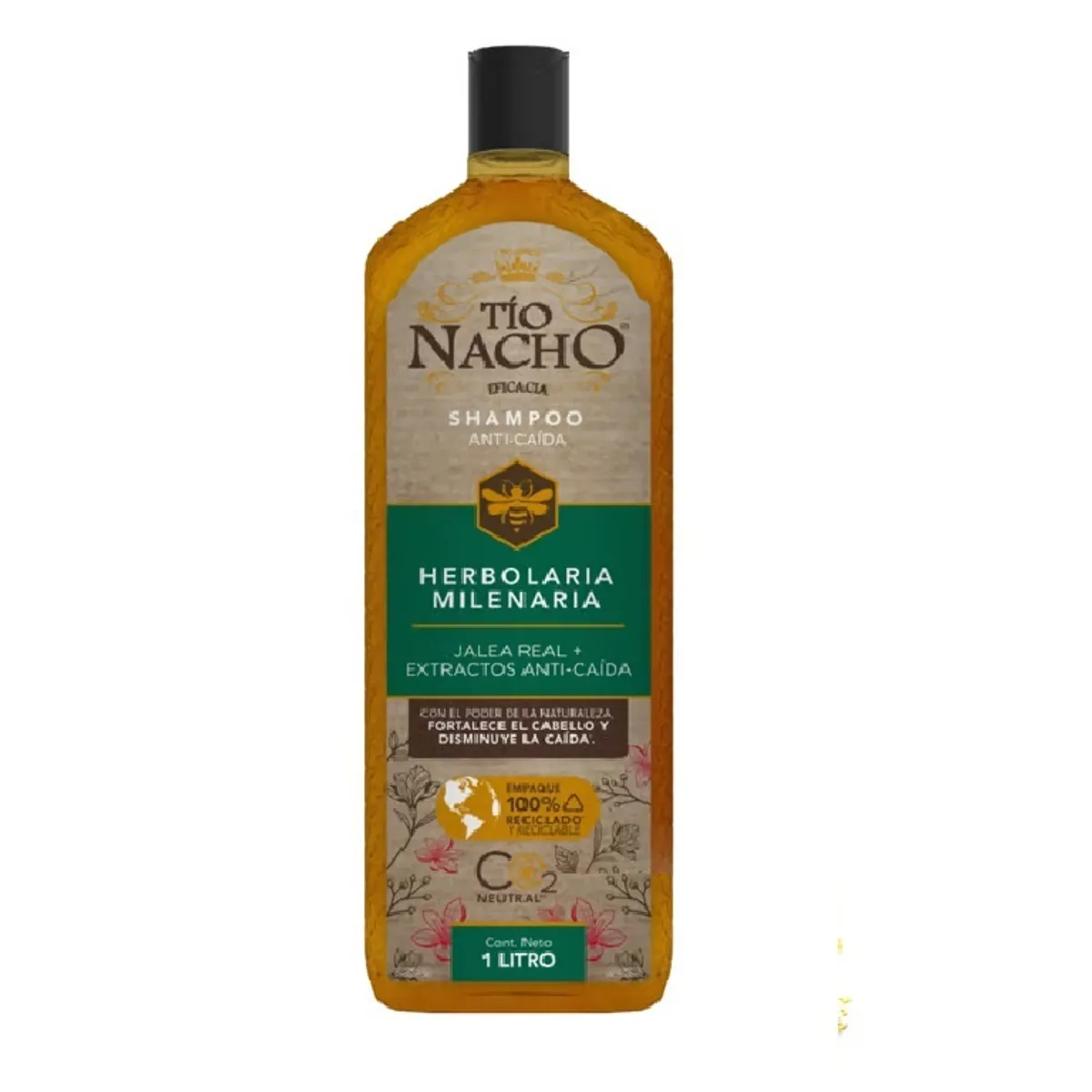 TIO NACHO - Shampoo Tio Nacho Herbolaria Milenaria Botella 1 L
