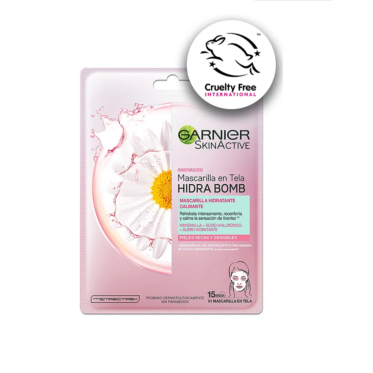 GARNIER - Mascarilla Facial Garnier Hydra Bomb Camomila