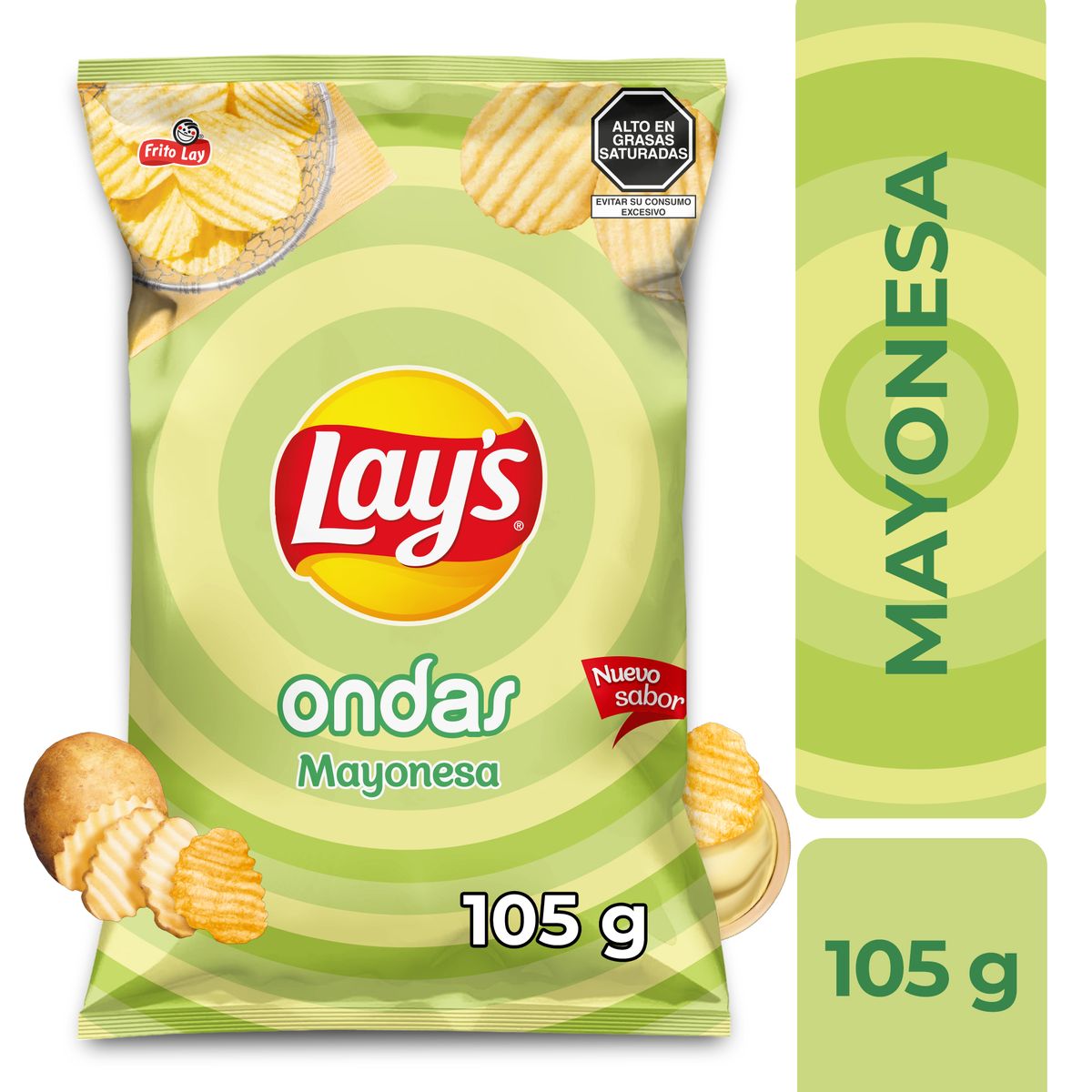 LAYS - Lay's Ondas Mayonesa 105 g