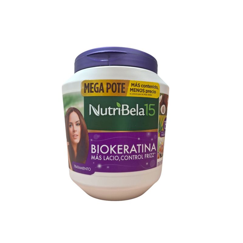 NUTRIBELA - Crema Capilar Nutribela 15 Tratamiento Biokera Envase 900mL