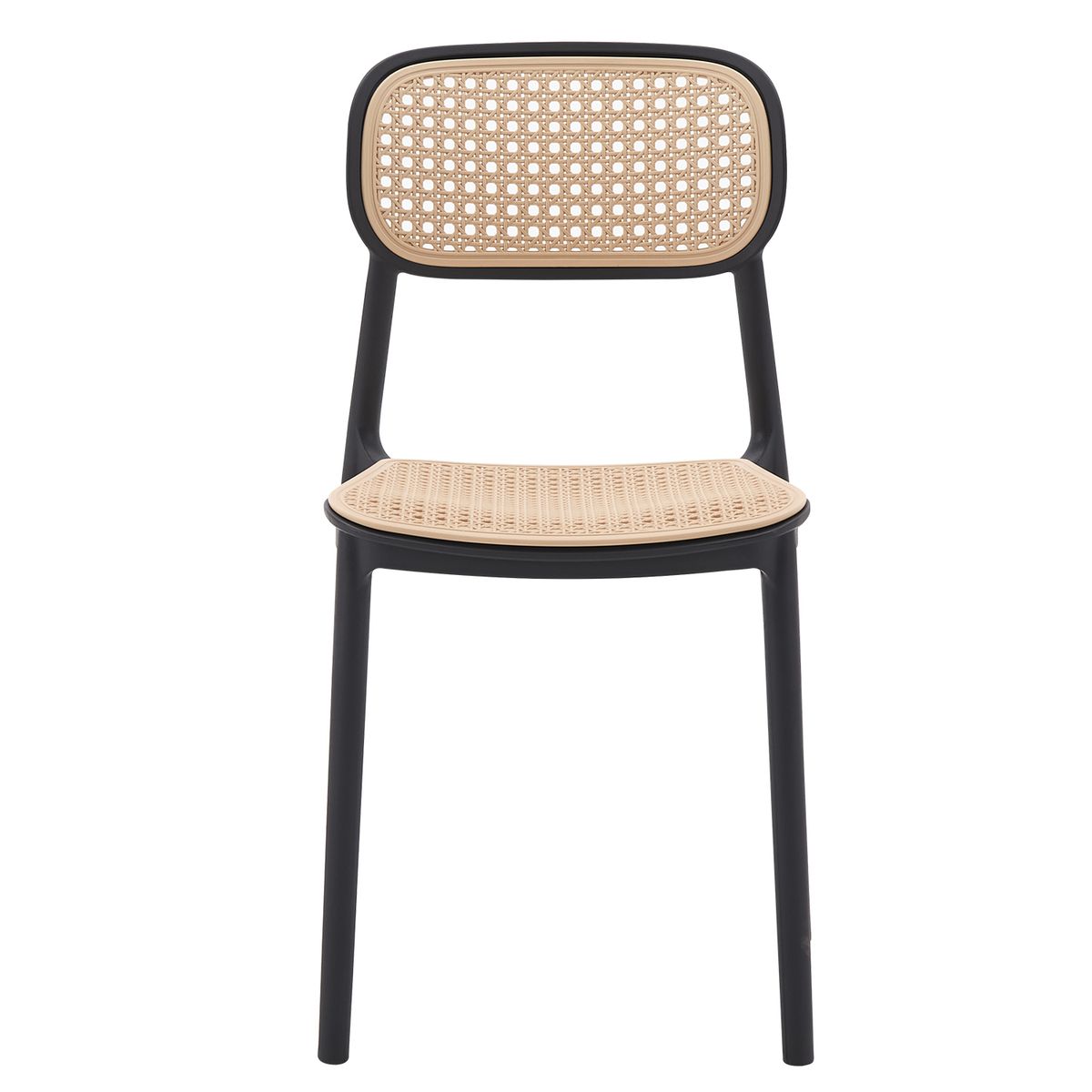 CASA JOVEN - Silla de Rattan Plástico 38X50X78Cm