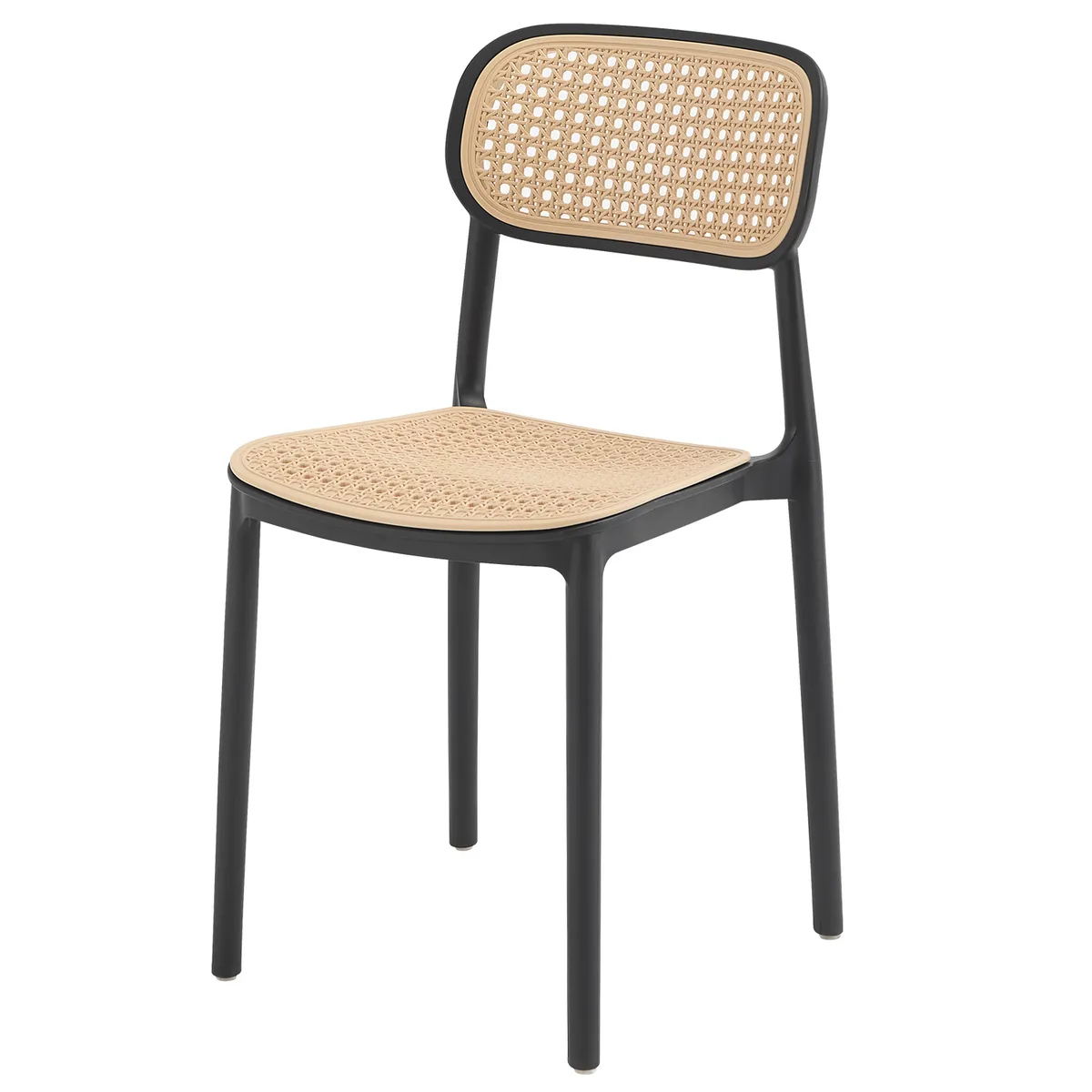CASA JOVEN - Silla de Rattan Plástico 38X50X78Cm