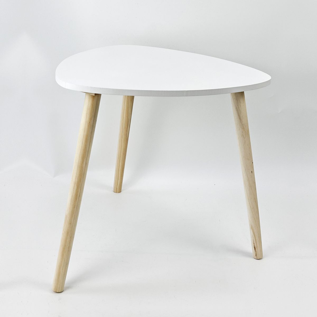 CASA JOVEN - MESA LATERAL BLANCA 48X48X46CM