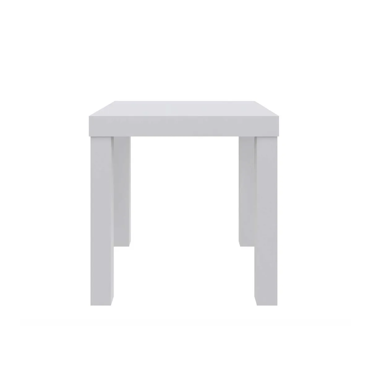 CASA JOVEN - Mesa Lateral Blanca 40X40X40Cm
