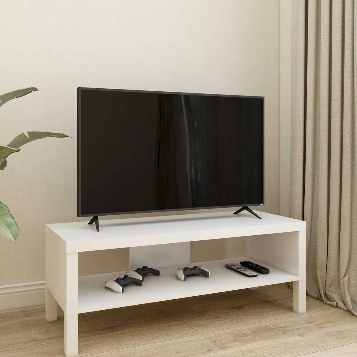 CASA JOVEN - Mesa de TV 45" Blanca