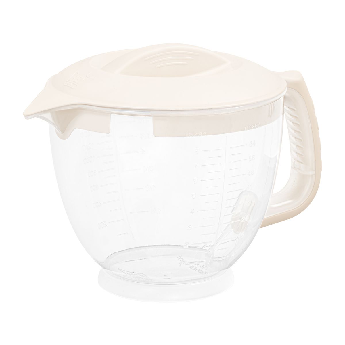 Reyplast - Jarra Repostera Rey Con Tapa 2 L