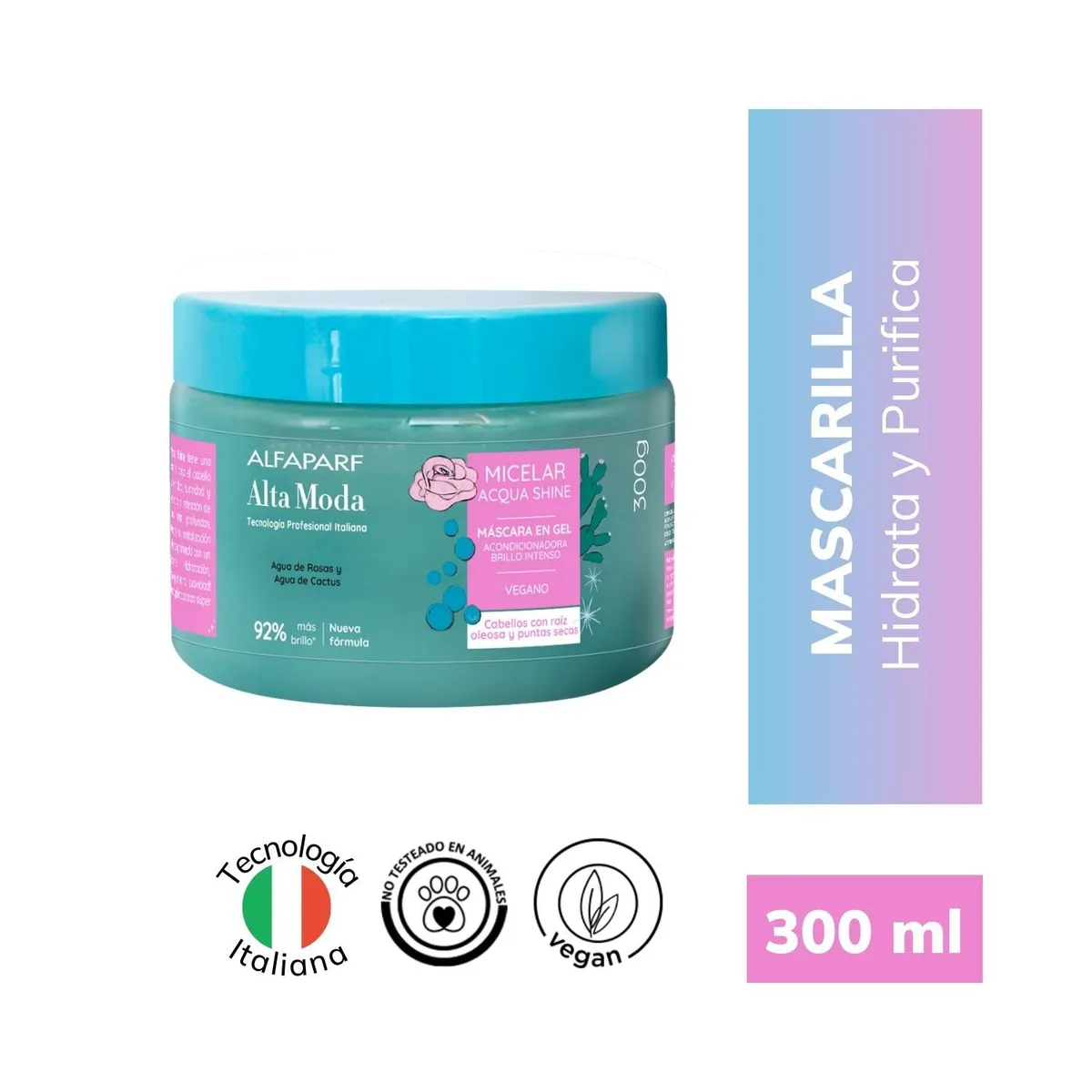 ALTA MODA - Mascarilla Alta Moda Micelar Acqua Envase 300 g