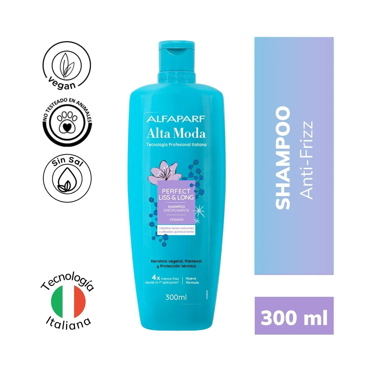 ALTA MODA - Shampoo Alta Moda Perfect Liss Botella 300 mL