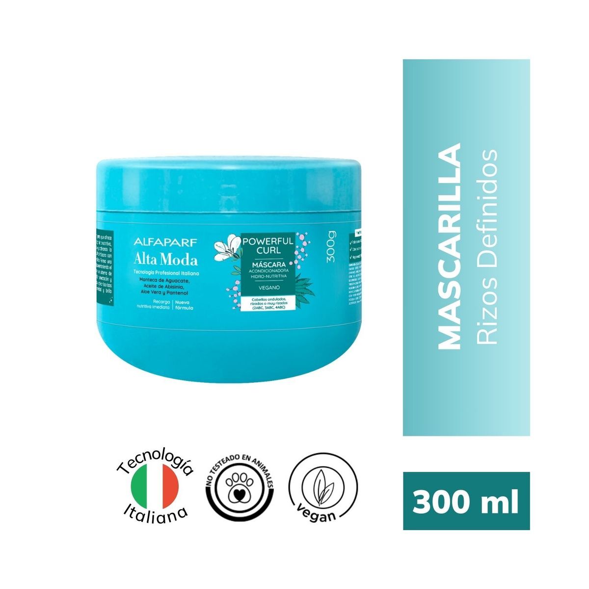 ALTA MODA - Mascarilla Alta Moda Powerful Curl Envase 300 g