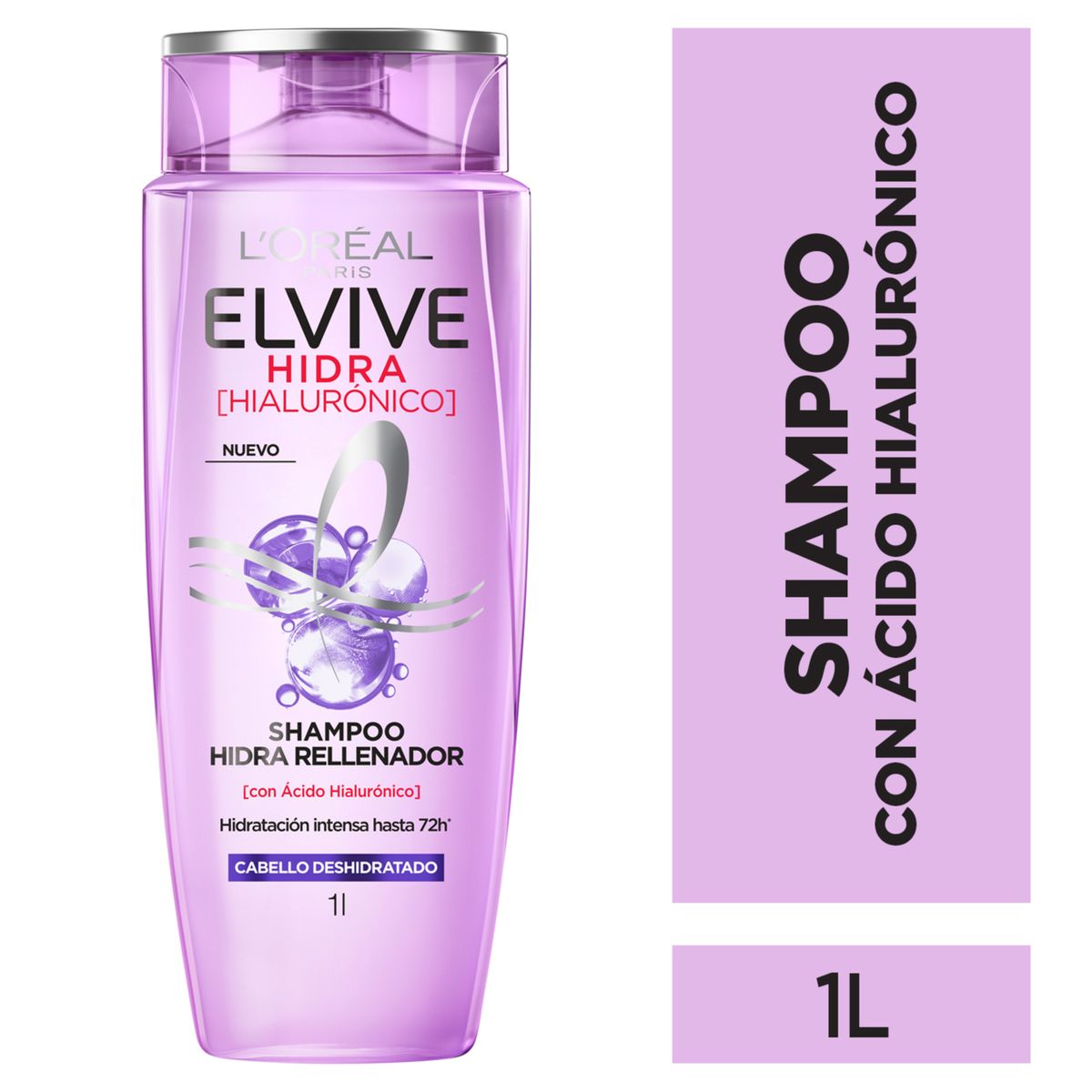 ELVIVE - Shampoo Hidra Rellenador Elvive Hidra Hialurónico Botella 1 L