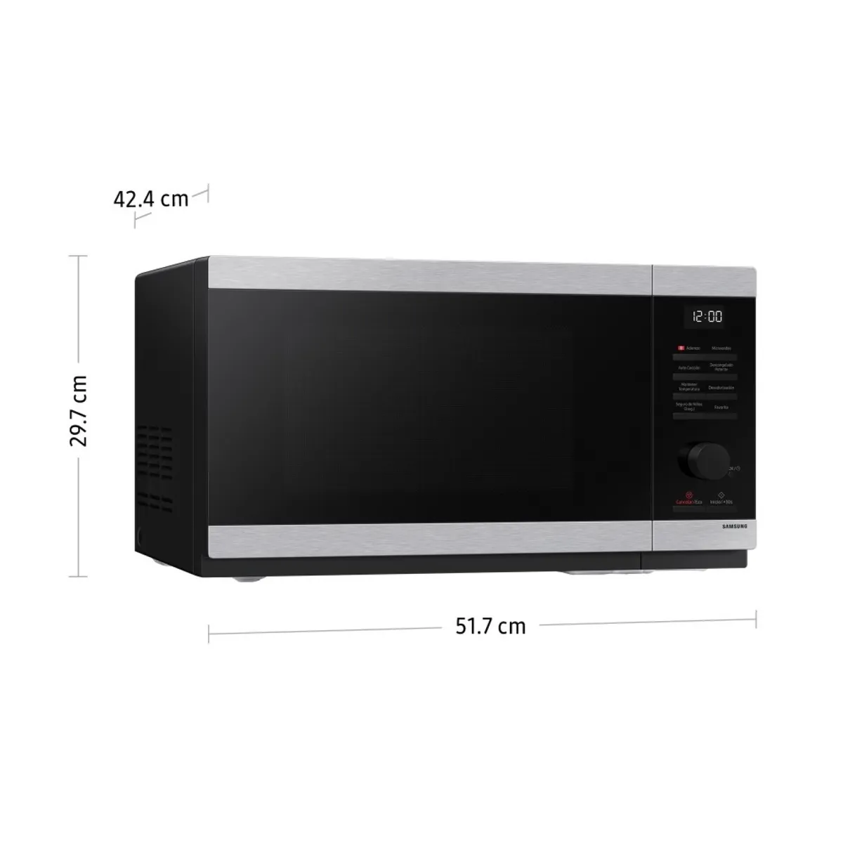 SAMSUNG - Microondas Samsung 32 L Acero Inox