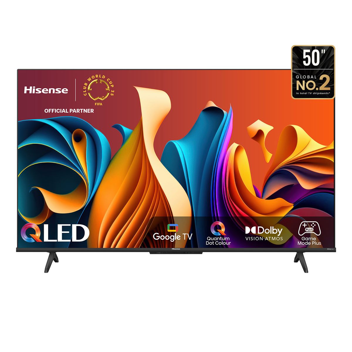 Hisense - Televisor Hisense 50'' Qled 4K Google 50Q6N