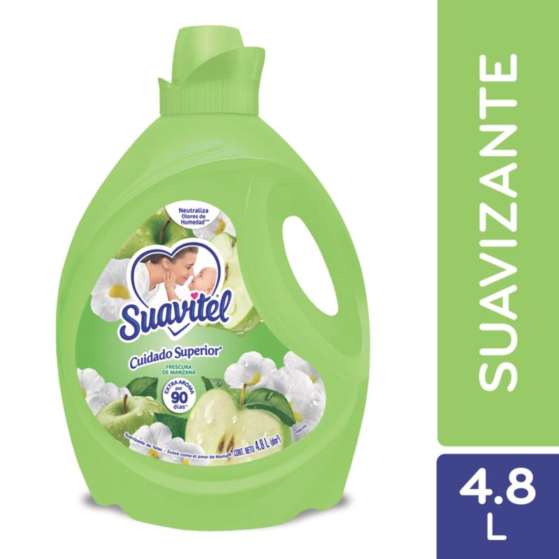 SUAVITEL - Suavizante Suavitel Frescura De Manzana Botella 4.8 L