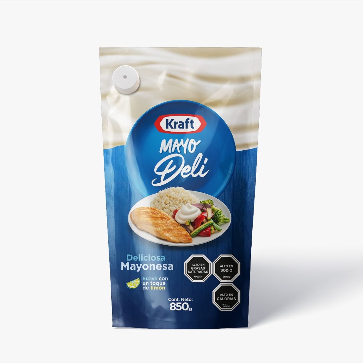 KRAFT - Mayonesa Mayodeli Kraft Doypack 850 g