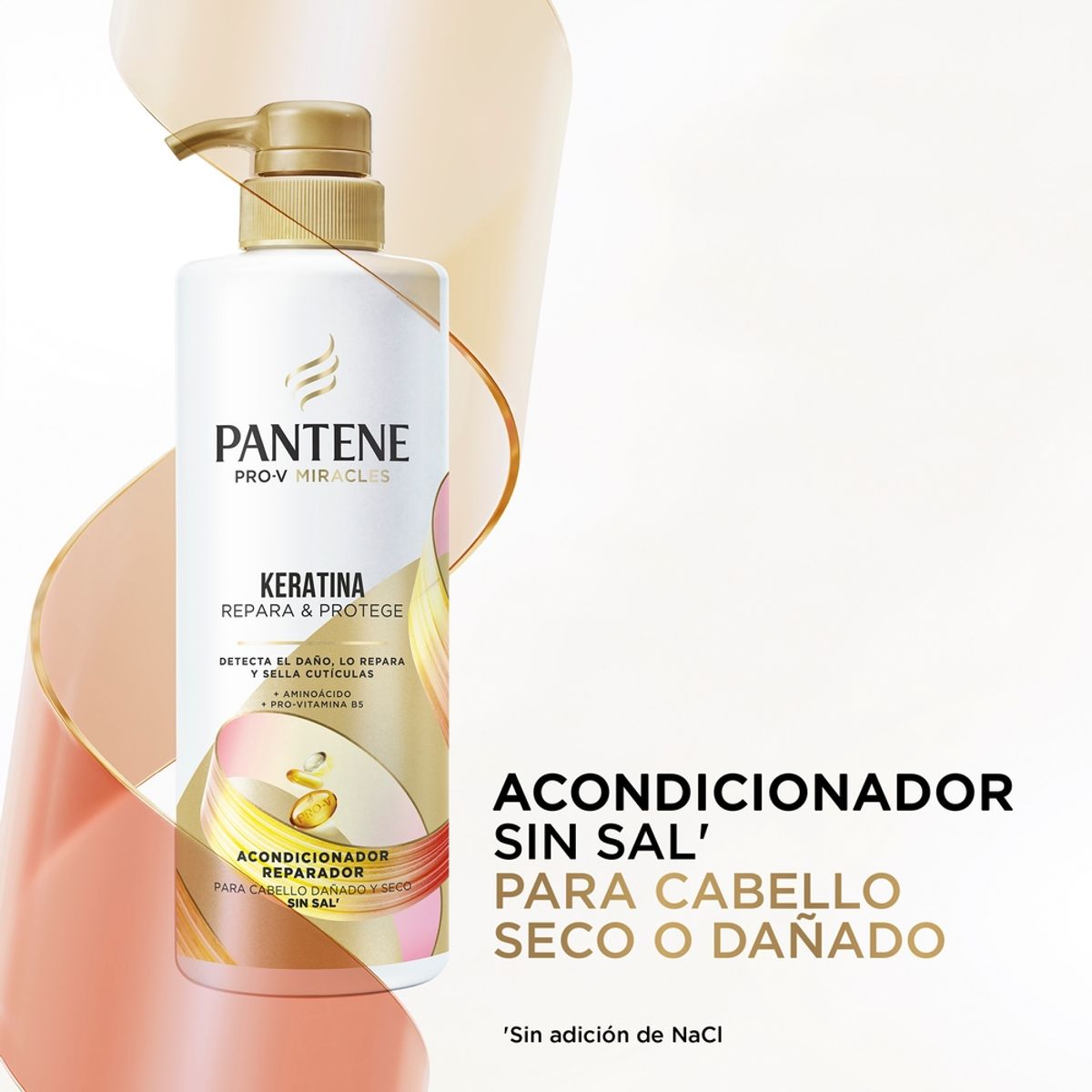 PANTENE - Acondicionador Pantene Keratina Botella 510 mL
