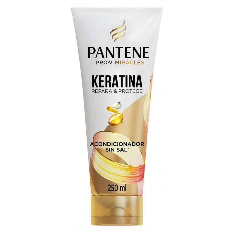 PANTENE - Pantene Pro-V Miracles Keratina Repara y Protege Acondicionador Reparador 250 ml