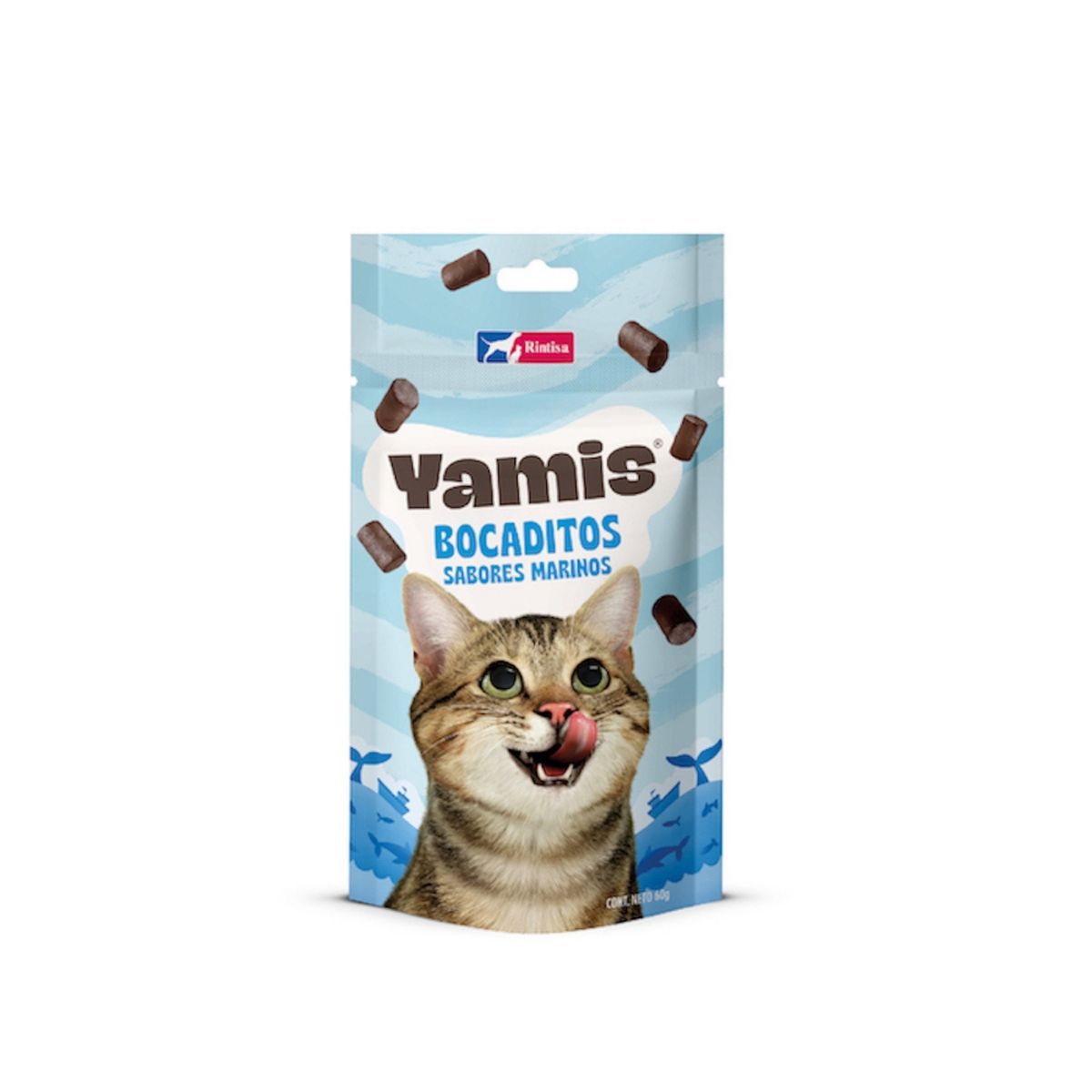 YAMIS - Bocaditos para Gato Yamis Sabores Marinos Doypack 60 g