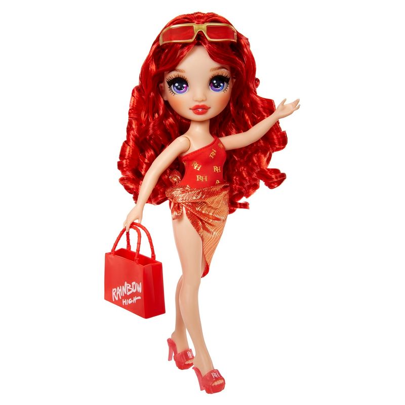 RAINBOW HIGH - Muñeca Rainbow High Swim Style Ruby Red