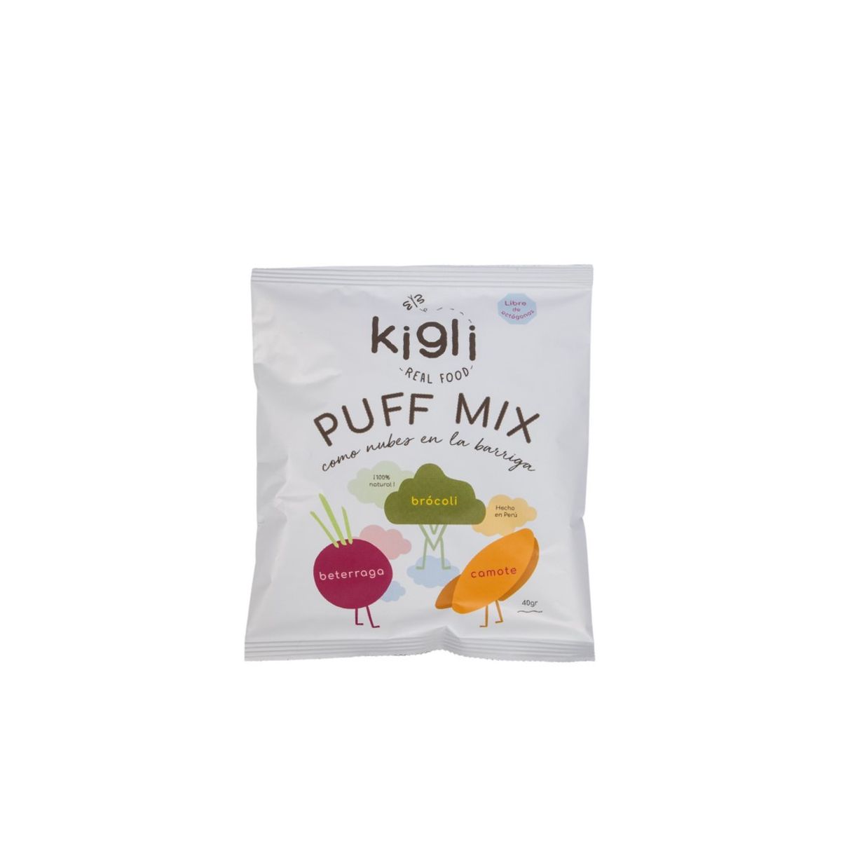 KIGLI - Snacks Naturales Kigli Puff Mix Bolsa 40g