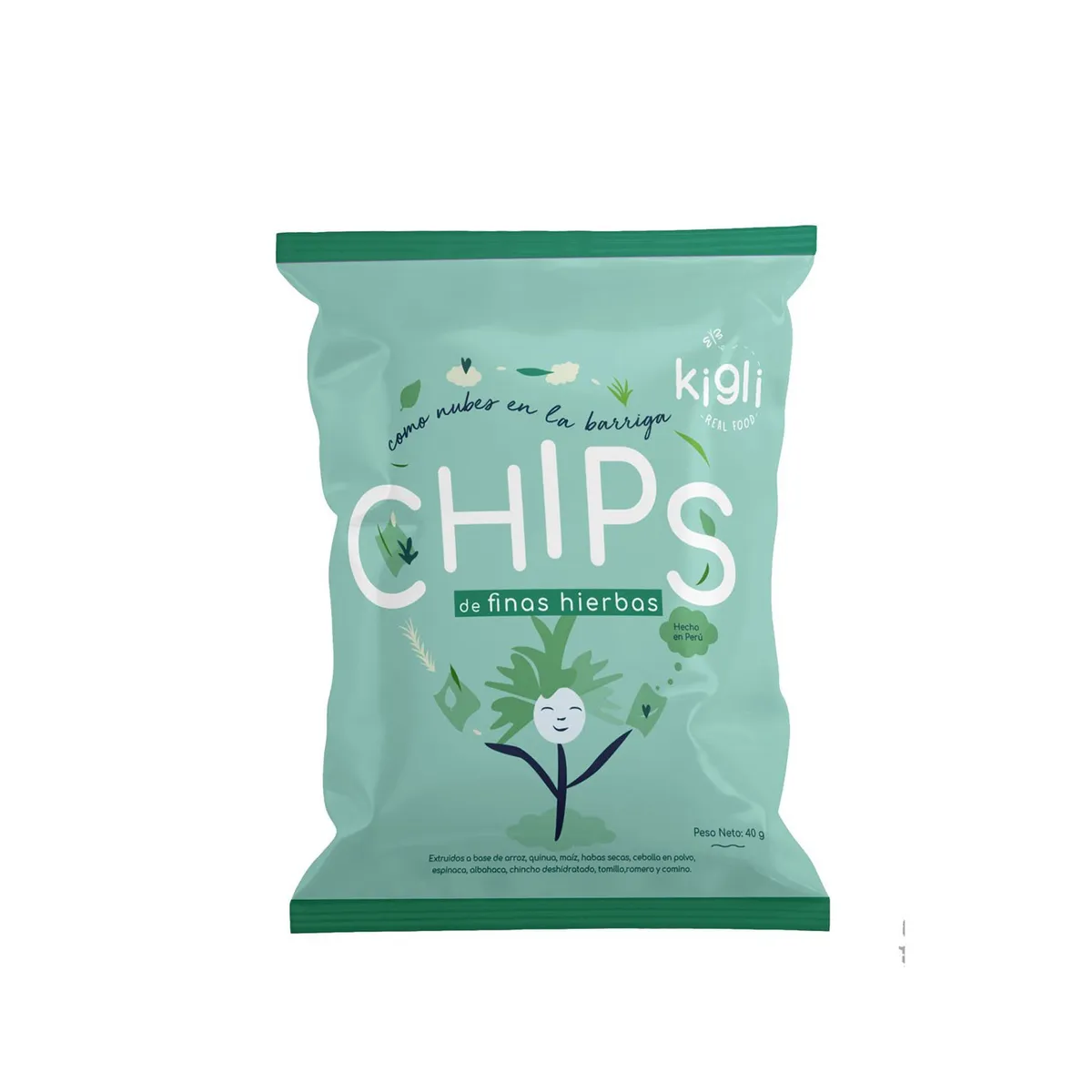 KIGLI - Chips Kigli Finas Hierbas Bolsa 40 g