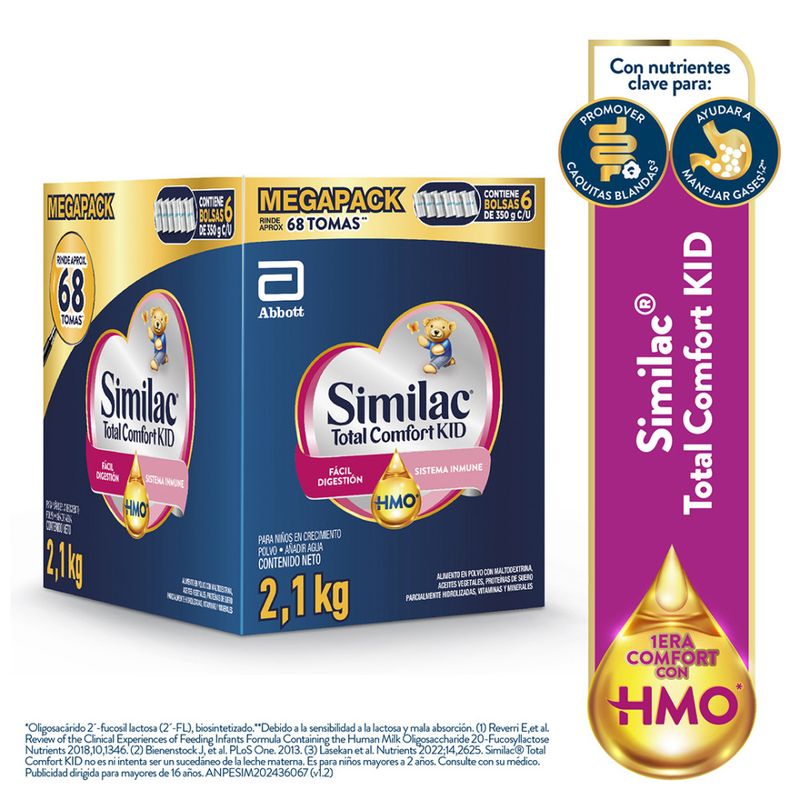 SIMILAC - SIMILAC TOTAL COMFORT KID 2.1 KG