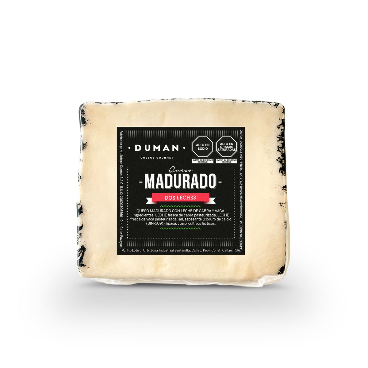 DUMAN - QUESO MADURADO 2 LECHES DUMAN X KG