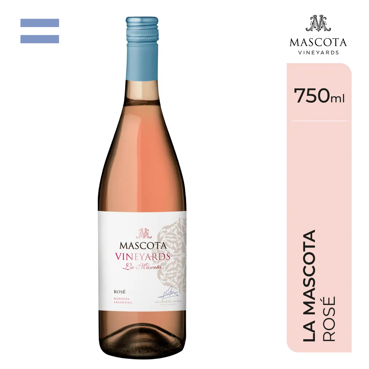 LA MASCOTA - Vino La Mascota Rosé Botella 750 mL