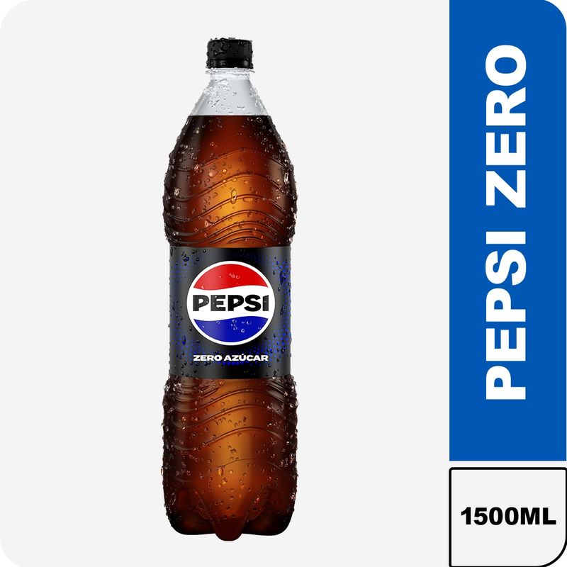  - Gaseosa Pepsi Zero Botella 1.5 L