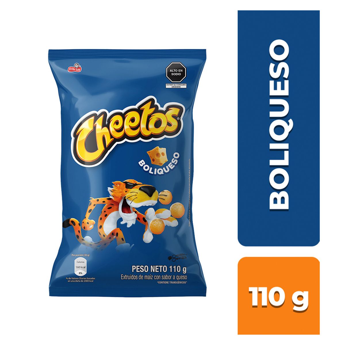 CHEETOS - Snack de Maíz Cheetos Boliqueso Queso Bolsa 110 g