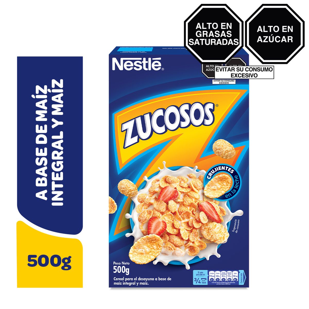 NESTLE - Cereal Zucosos Maíz Integral Nestlé Caja 500 g