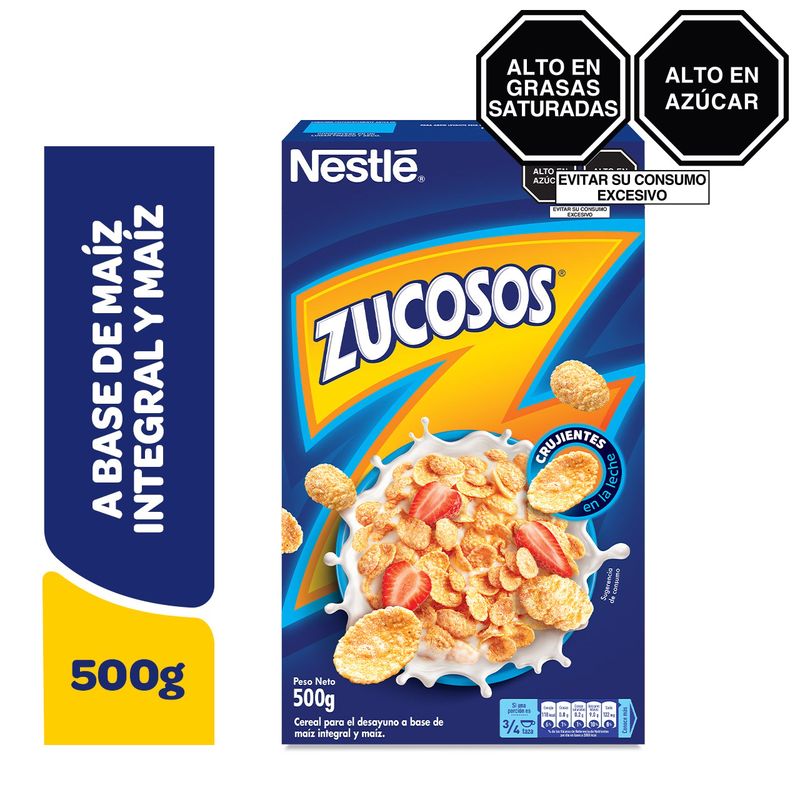 NESTLE - Cereal Zucosos Maiz Integral Caja x 500 g