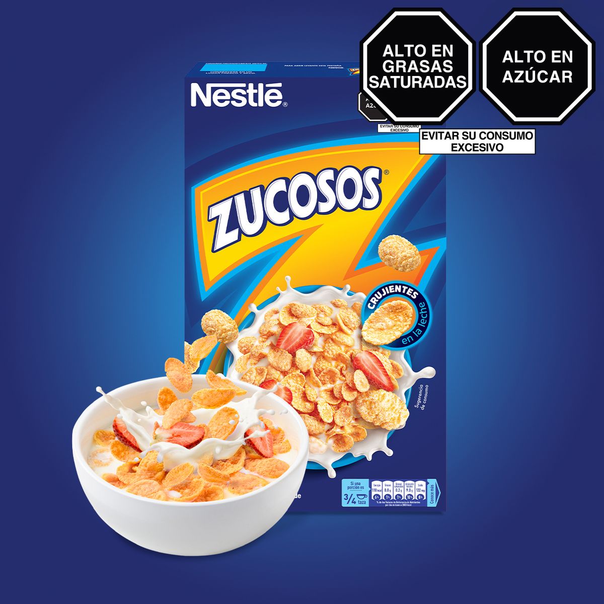 NESTLE - Cereal Zucosos Maíz Integral Nestlé Caja 500 g