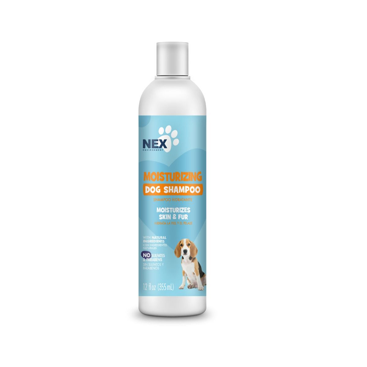 NEX ENVIRONMENT - Shampoo Hidratante para Perro Nex Envase 355 mL
