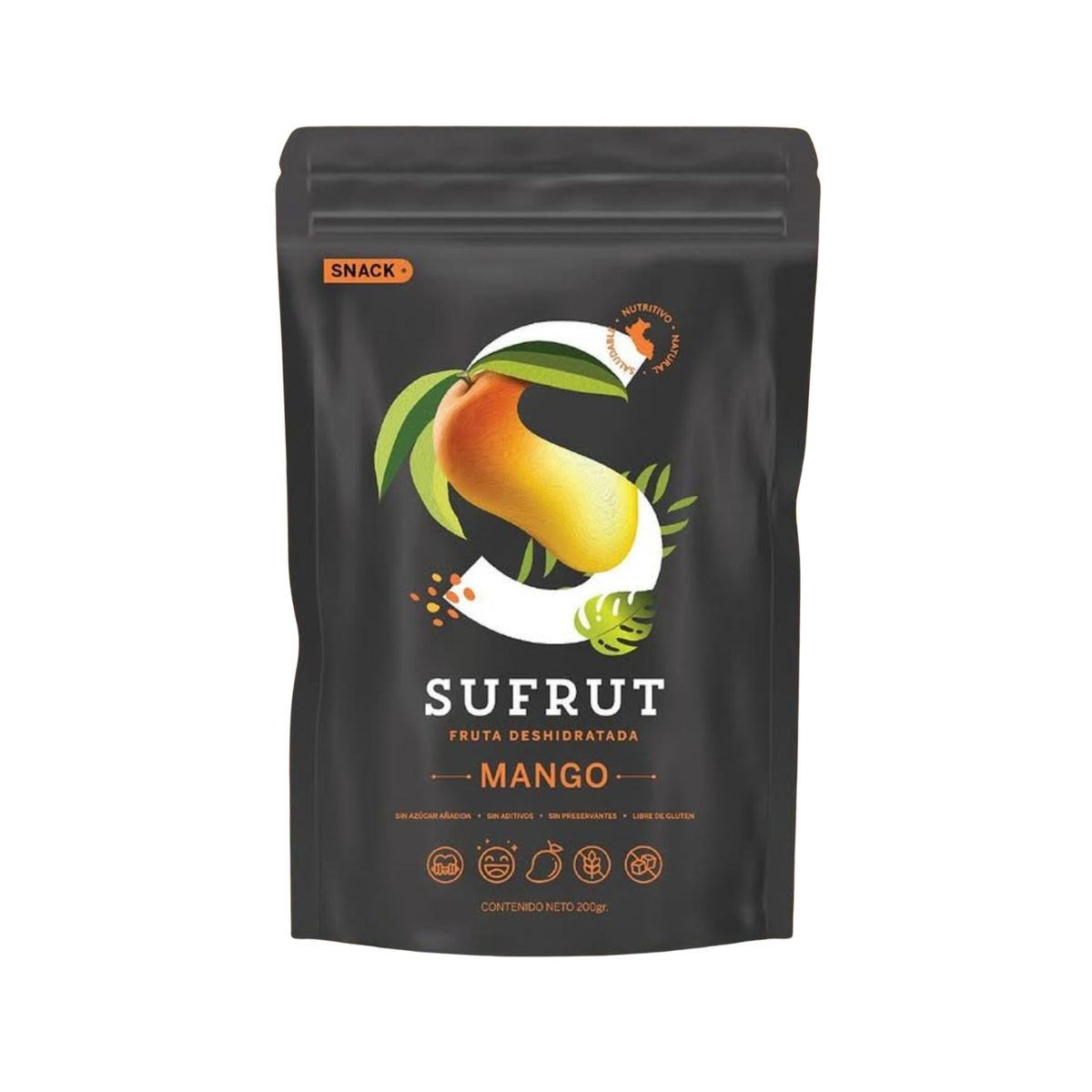 SUFRUT - Mango Deshidratado Sufrut Empaque 200 g
