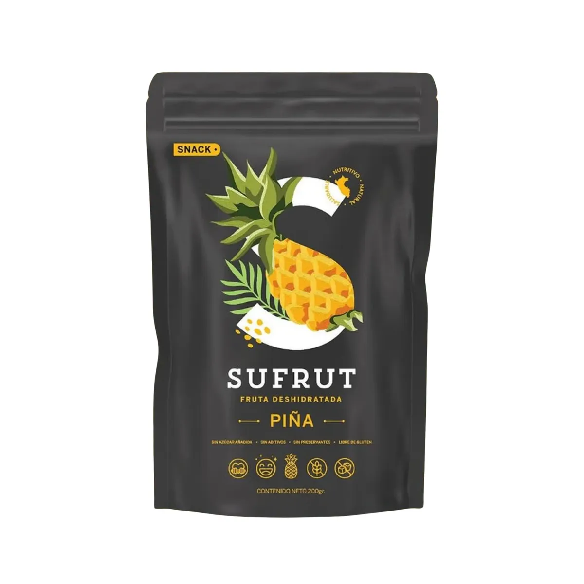 SUFRUT - Piña Deshidratada Sufrut Empaque 200 g