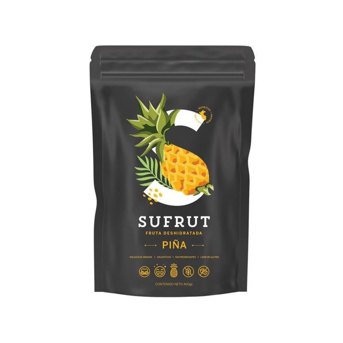 SUFRUT - Piña Deshidratada Sufrut Empaque 200 g