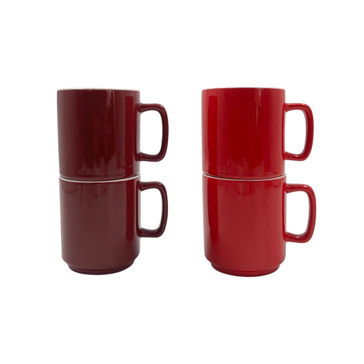Precio Uno - Set x4 Mugs Apilables
