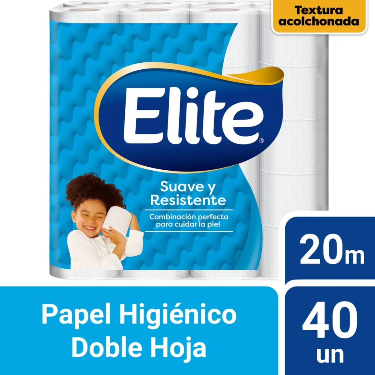 ELITE - Papel Higiénico Elite Suave y Resistente Empaque 40 Und