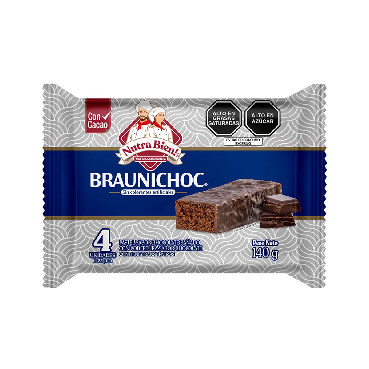 NUTRA BIEN - Brownichoc Nutra Bien Empaque 140 g