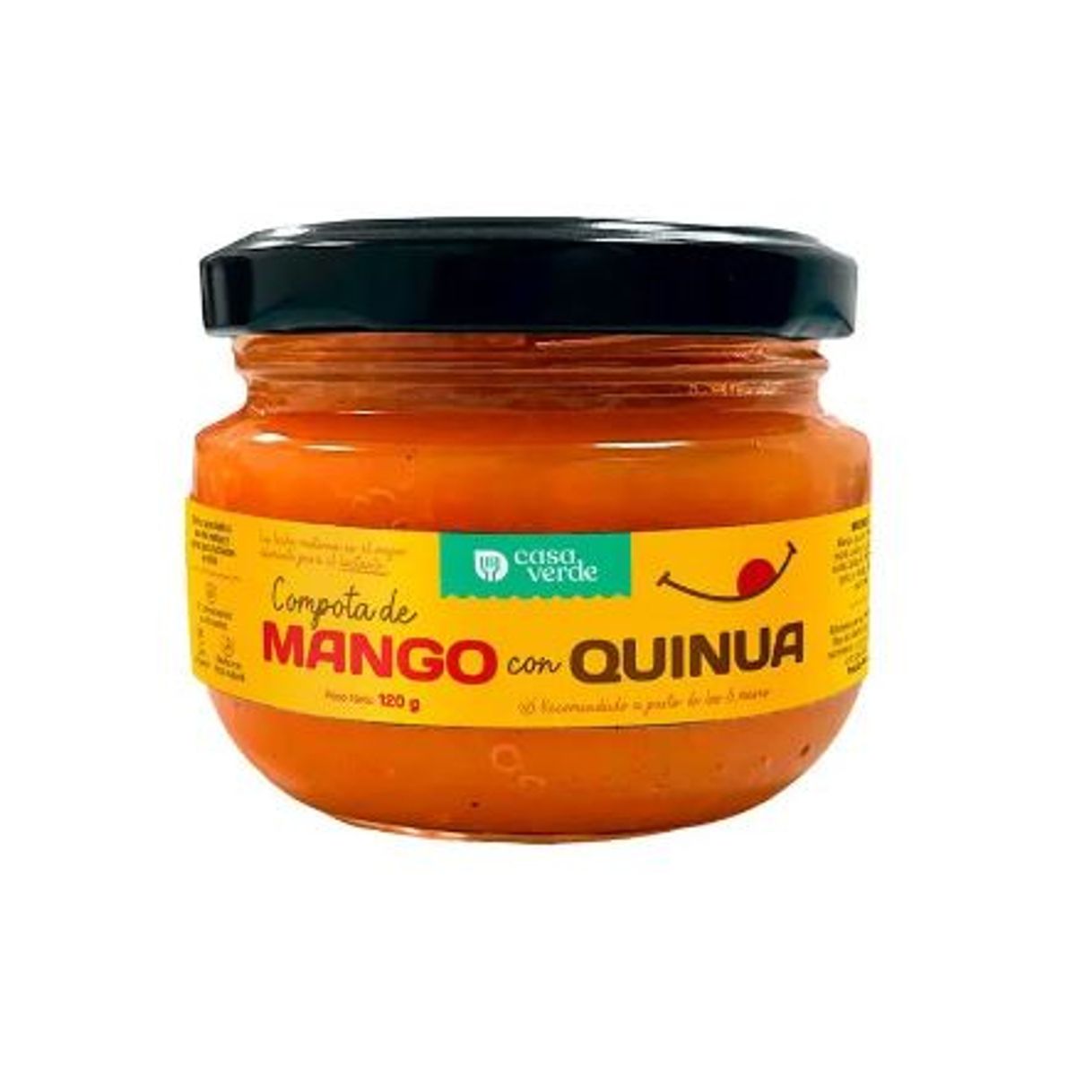 CASA VERDE - Compota de Mango con Quinua Casa Verde Envase 120 g