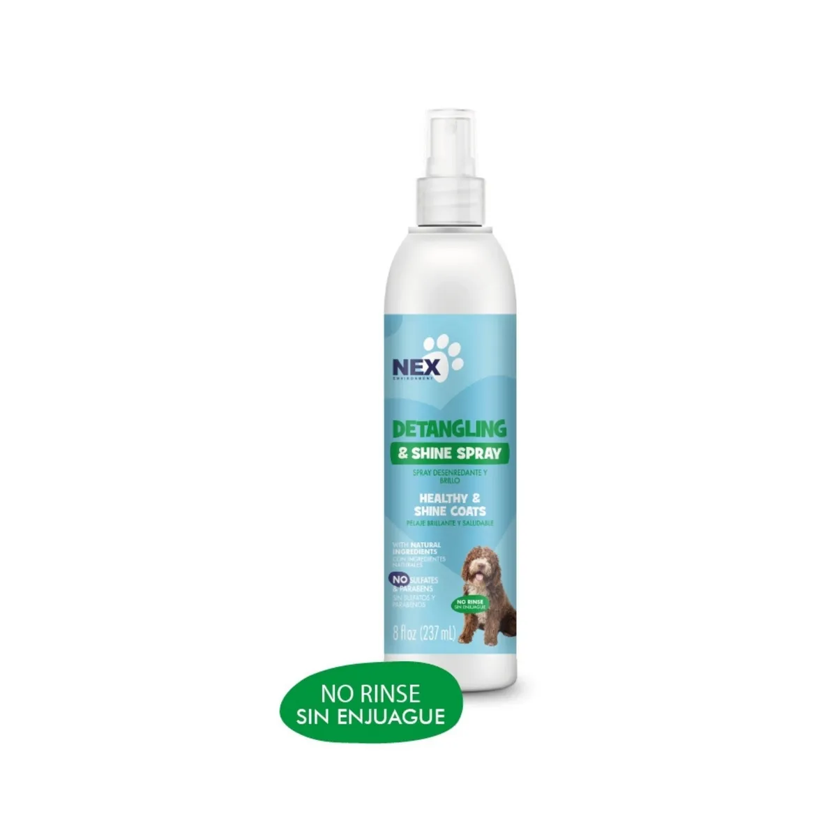 NEX ENVIRONMENT - Desenredante para Perro en Spray Nex Envase 237 mL