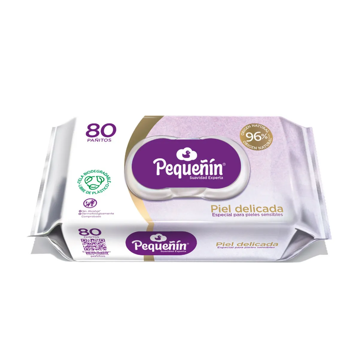 PEQUENIN - Toallitas Húmedas Pequeñin Piel Delicada Empaque 80 Und