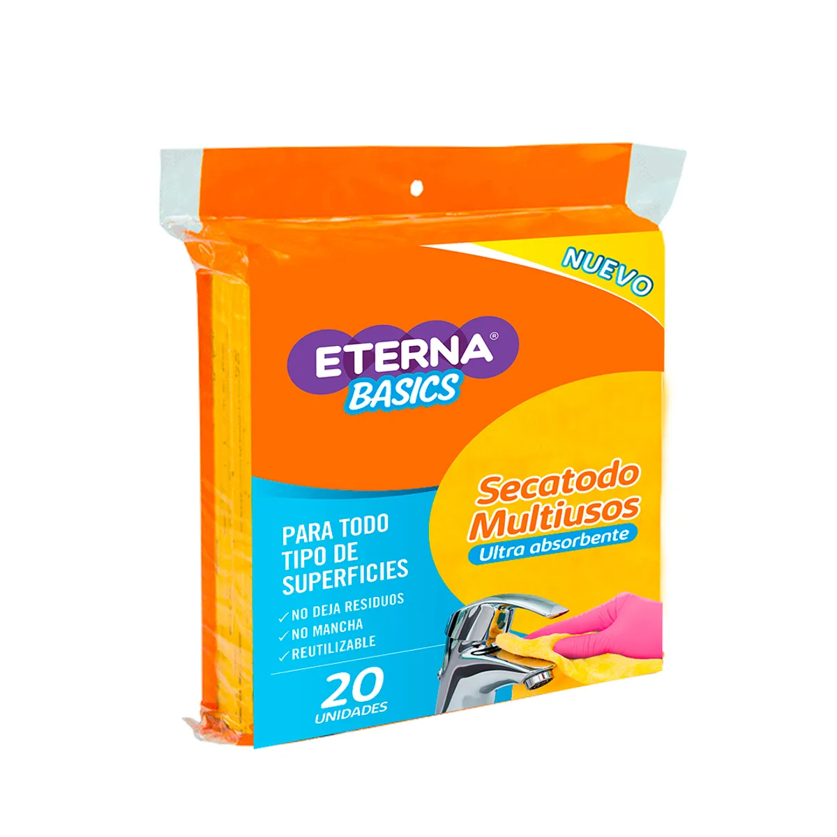 ETERNA - Paños Multiusos Eterna Empaque 20 Und