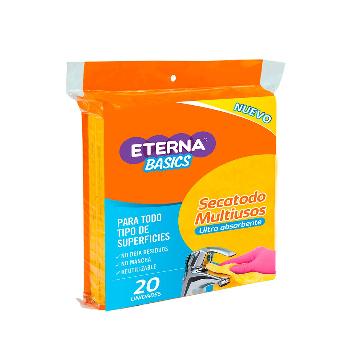 ETERNA - Paños Multiusos Eterna Empaque 20 Und