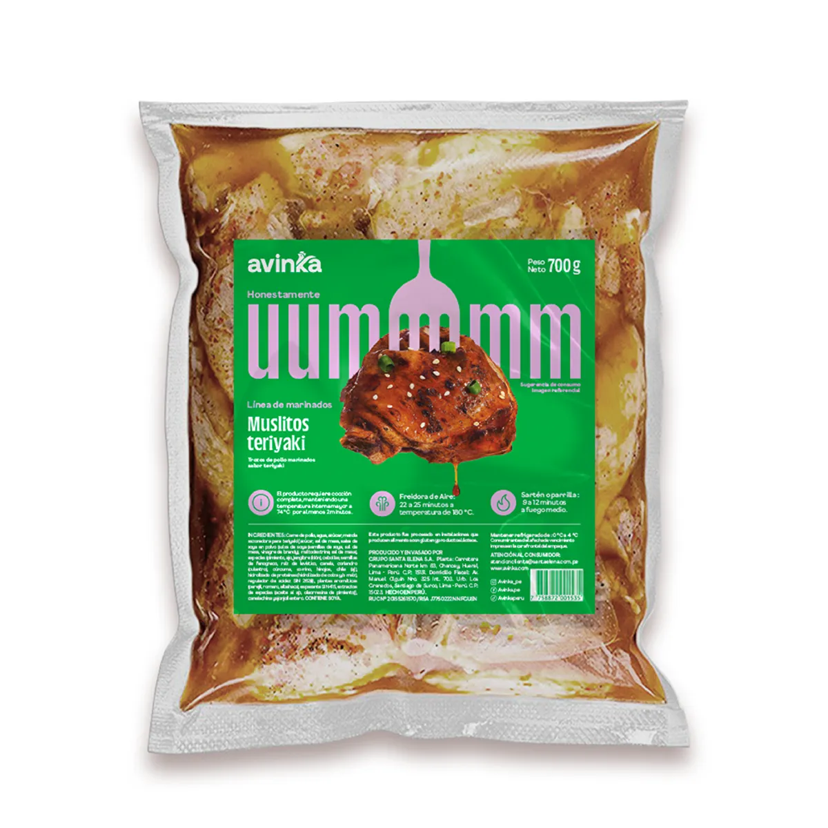 AVINKA - Muslitos Pollo Teriyaki Avinka x 700 g