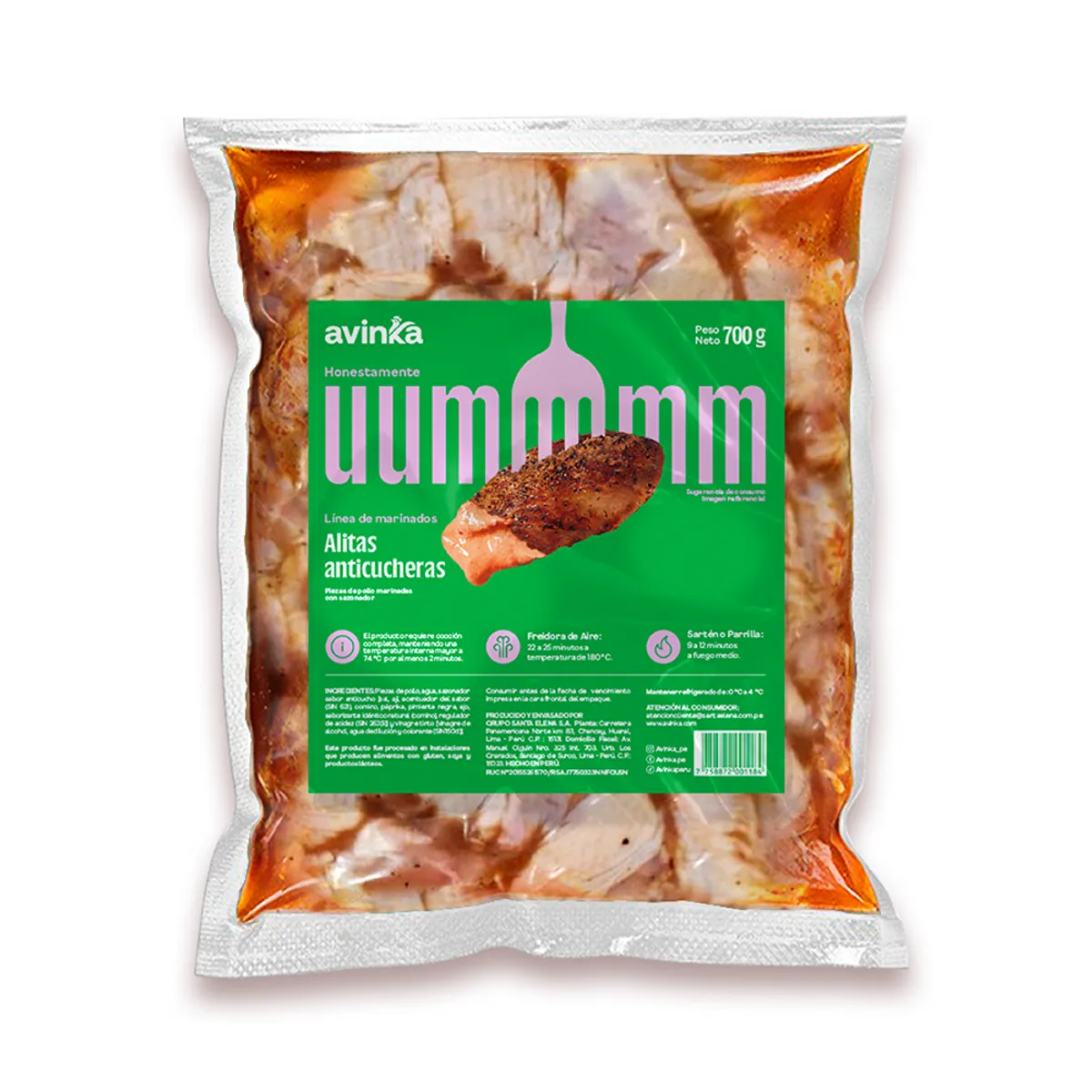 AVINKA - Alitas Anticucheras Avinka x 700 g