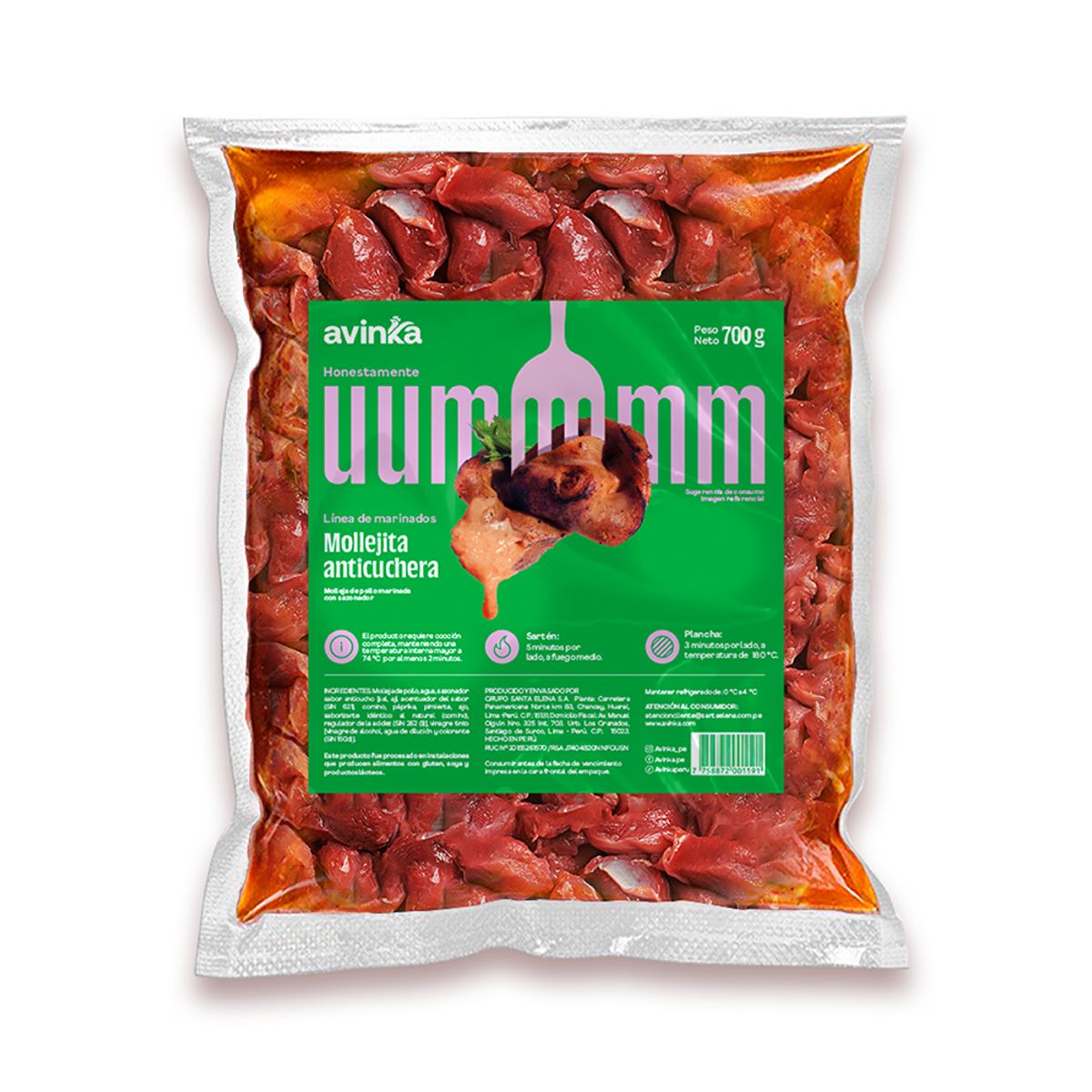AVINKA - Mollejita Anticuchera Avinka x 700 g