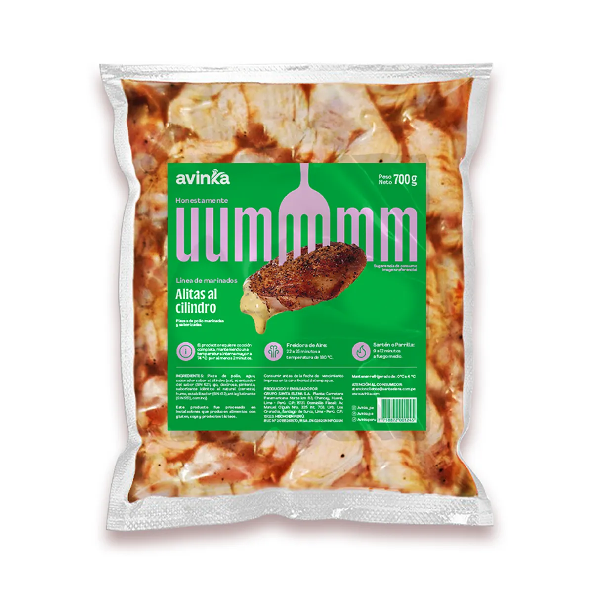 AVINKA - Alitas Al Cilindro Avinka x 700 g