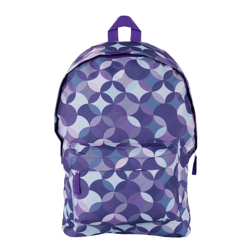 360 - Mochila Color Print Formas Morado